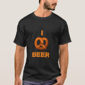 Ik hou van bier Oktoberfest T-shirt (Voorkant)