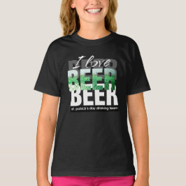 Ik hou van bier. St. Patrick's Day T-shirt