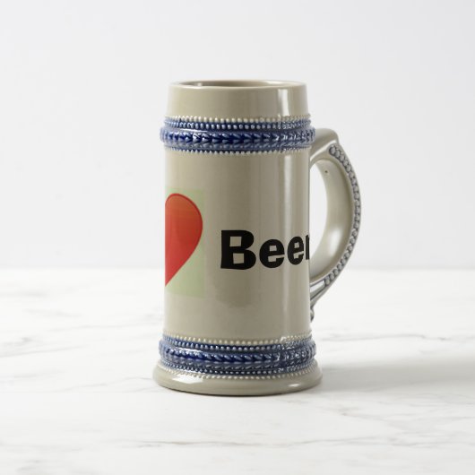 Ik hou van bier stein bierpul (Voorkant rechts)