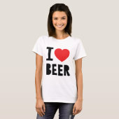Ik hou van bier t-shirt (Voorkant volledig)