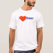 Ik hou van bier! t-shirt (Voorkant)