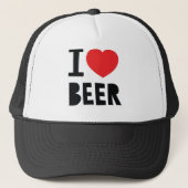 Ik hou van bier trucker pet (Voorkant)