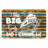 Ik hou van Big Boats en ik kan geen Cruise Deur vi Magneet (Horizontaal)