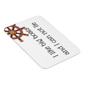 Ik hou van Big Boats Stateroom Funny Cruise Deur Magneet (Rechterzijde)