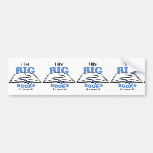 Ik hou van Big Books Bumpersticker
