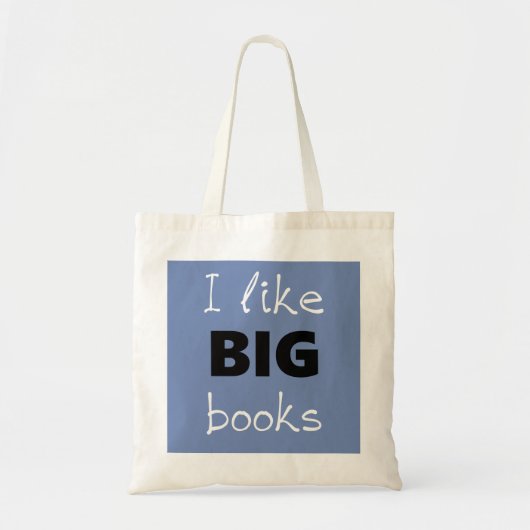 Ik hou van BIG Books Canvas tas (Voorkant)