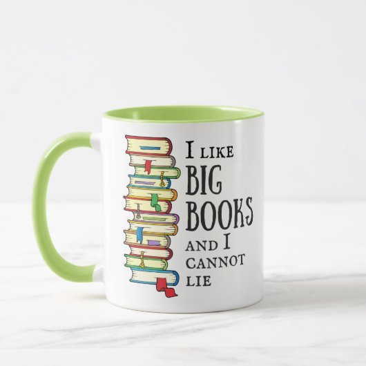 Ik hou van Big Books Coffee Mok (Links)