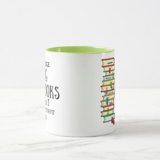 Ik hou van Big Books Coffee Mok (Midden)