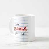 Ik hou van Big Books en ik kan geen grappige bibli Koffiemok (Voorkant links)