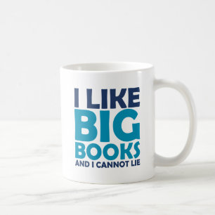 Ik hou van Big Books en ik kan niet liegen Koffiemok