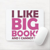 Ik hou van Big Books en ik kan niet liegen Muismat (Met muis)