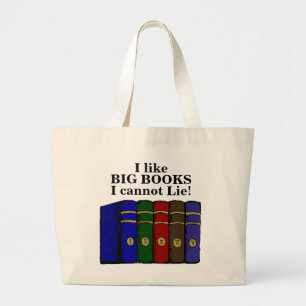 Ik hou van Big Books, ik kan geen canvas tas houde