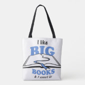 Ik hou van Big Books Tote Bag (Achterkant)