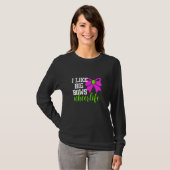 Ik hou van Big Bows Cheerleader Pose T-shirt (Voorkant volledig)