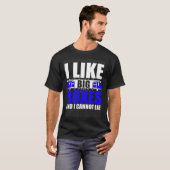 Ik hou van Big Boxes Postboxen Postboxen Arbeider  T-shirt (Voorkant volledig)