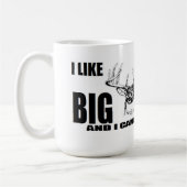 Ik hou van BIG Bucks en ik kan niet liegen! Koffiemok (Links)