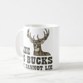 Ik hou van Big Bucks en ik kan niet liegen Koffiemok (Voorkant links)