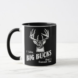 Ik hou van Big Bucks en ik kan niet liegen Mok