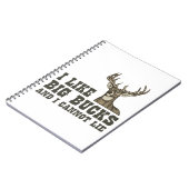 Ik hou van Big Bucks en ik kan niet liegen Notitieboek (Linkerzijde)