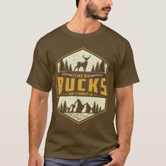 Ik hou van Big Bucks en ik kan niet liegen T-shirt (Voorkant)