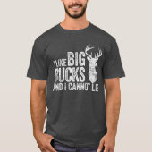 Ik hou van Big Bucks Hunting T-shirt (Voorkant)