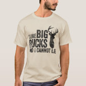 Ik hou van Big Bucks Hunting T-shirt (Voorkant)
