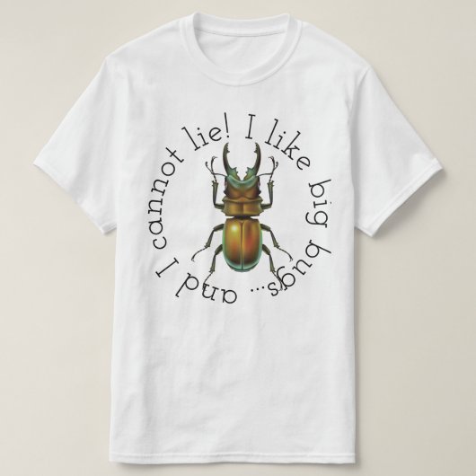 Ik hou van Big Bugs T-shirt (Design voorkant)