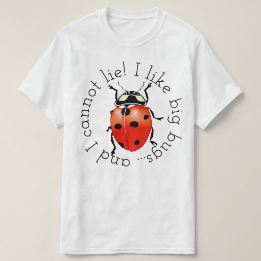 Ik hou van Big Bugs T-shirt (Design voorkant)