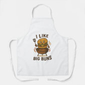 Ik hou van Big Buns Chef Schort (Voorkant)