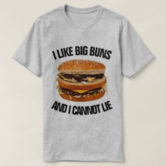 Ik hou van Big Buns en ik kan niet van Funny Burge T-shirt