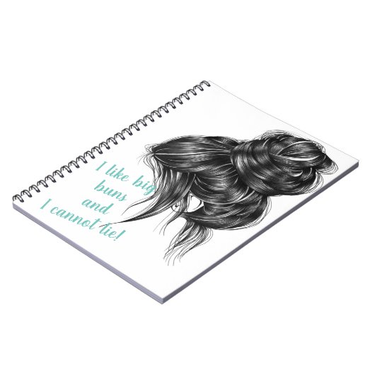 Ik hou van Big Buns notebook Notitieboek (Linkerzijde)