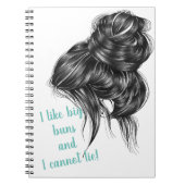 Ik hou van Big Buns notebook Notitieboek (Voorkant)