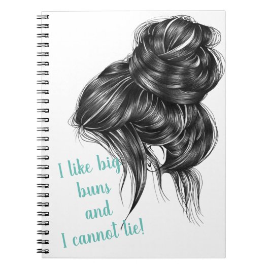 Ik hou van Big Buns notebook Notitieboek (Voorkant)