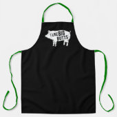 Ik hou van Big Butts BBQ Apron Schort (Voorkant)