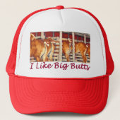Ik hou van Big Butts _ Belgin Horses Trucker Pet (Voorkant)