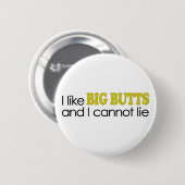 Ik hou van Big Butts Ronde Button 5,7 Cm (Voorkant /achterkant)