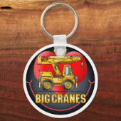 Ik hou van Big Cranes Sleutelhanger (Voorkant)
