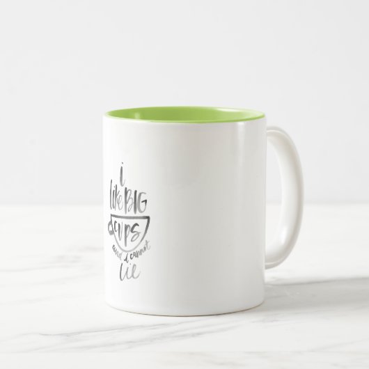 Ik hou van Big Cups Mok (Voorkant rechts)