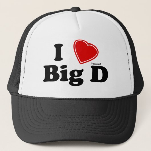 Ik hou van Big D Trucker Pet (Voorkant)