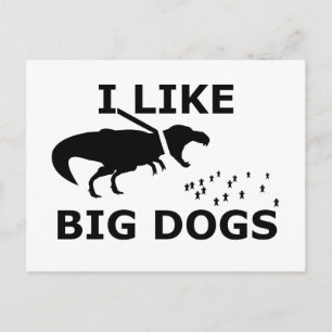 Ik hou van Big Dogs Briefkaart