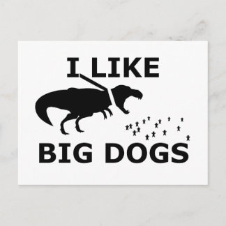 Ik hou van Big Dogs Briefkaart