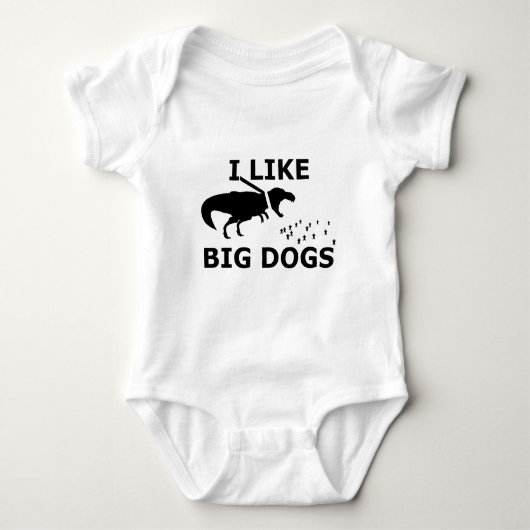 Ik hou van Big Dogs Romper (Voorkant)