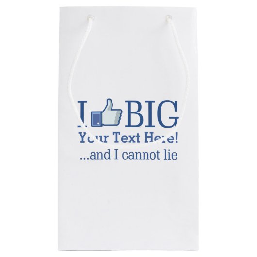 Ik hou van Big Gemeiteloos gepersonaliseerd met Jo Klein Cadeauzakje (Achterkant)