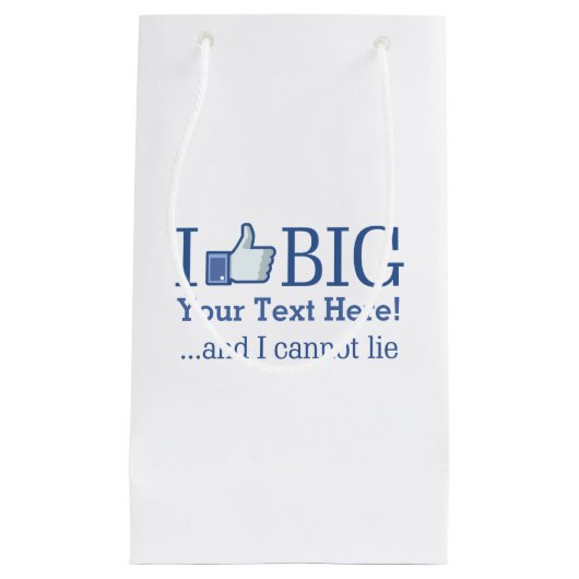 Ik hou van Big Gemeiteloos gepersonaliseerd met Jo Klein Cadeauzakje (Voorkant)