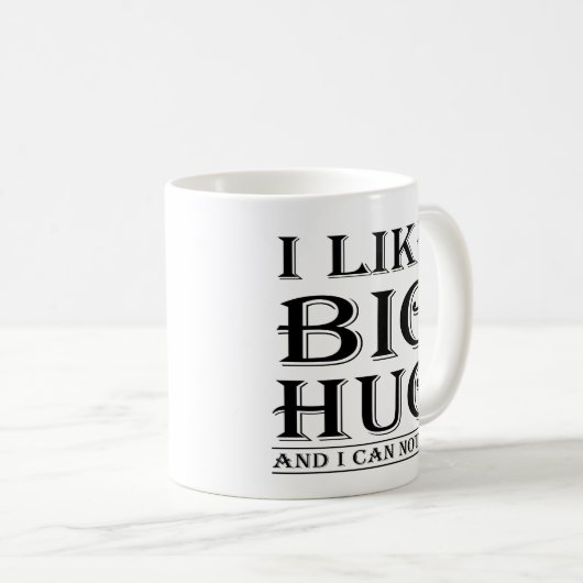 Ik hou van Big Hug en ik kan geen grappige tegenst Koffiemok (Voorkant rechts)