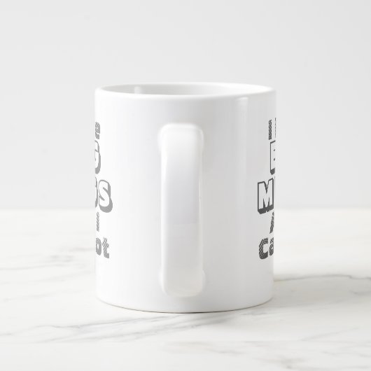 Ik hou van Big Mokken Funny Coffee Jumbo Giant Big (Achterkant)