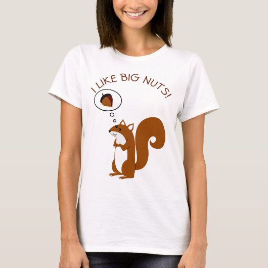 Ik hou van Big Nuts T-shirt (Voorkant)