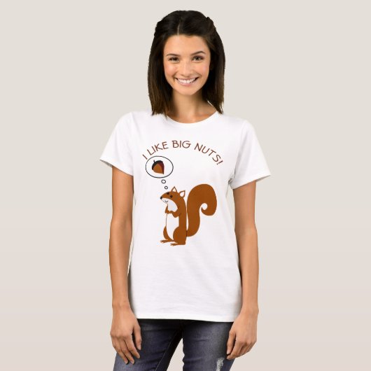 Ik hou van Big Nuts T-shirt (Voorkant volledig)