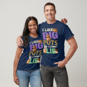 Ik hou van Big Pots Pottery Ceramist Clay Handmade T-shirt (Unisex)