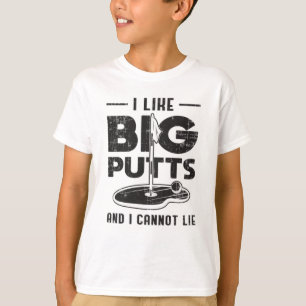 Ik hou van Big Putts en ik kan Golf Golfer Gift ni T-shirt